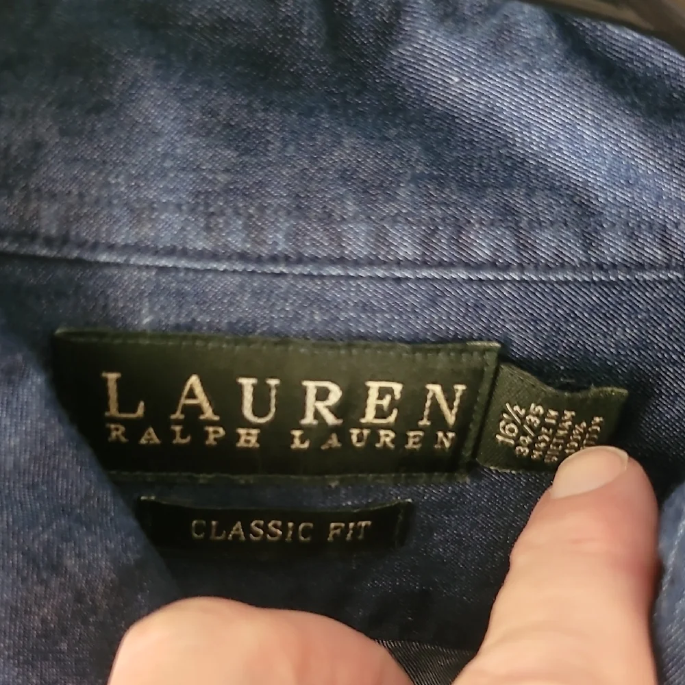 Ralph Lauren Men's Blue Denim Shirt - Picture 2 of 3